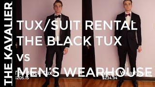 Tux/Suit Rental: The Black Tux vs Men's Wearhouse | My Exper