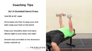 158. 1&1/4 Dumbbell Bench Press