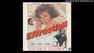 Effraction (1983) - Bande Originale - Maurice Vander - 1