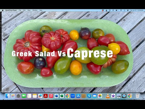 Caprese Vs.Greek Salad Pick a Winner |Olympic Tribute |Christine Cushing#italianfood #greekfood