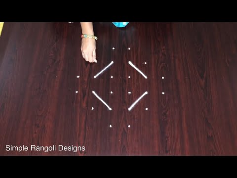 Simple Home Dots 6×2 Easy Kolam