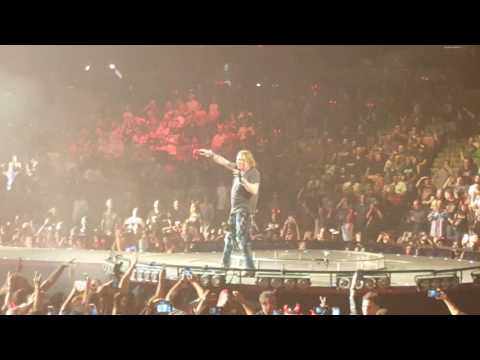 AC/DC with Axl Rose Axl sings high voltage