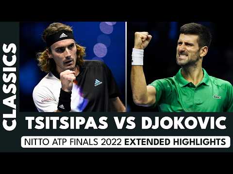Stefanos Tsitsipas vs Novak Djokovic Battle! | Nitto ATP Finals 2022 Extended Highlights