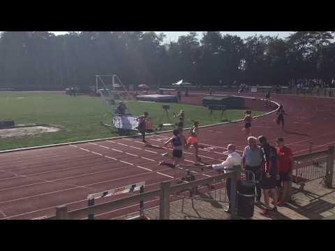 Championnats LBFA cadets/scolaires 2018 - série 1 100m cadettes