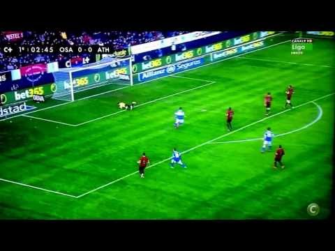 Gol de Susaeta Osasuna-Athletic 0-1