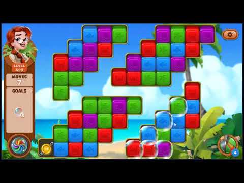 Lost Island Blast Adventure Level 499 - NO BOOSTERS 🏝️ | SKILLGAMING ✔️