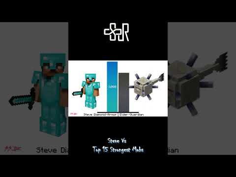 Steve Vs Top 15 Strongest Mobs - Power levels