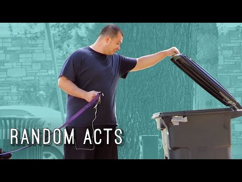 Hidden Compliments From A Garbage Can - Random Acts