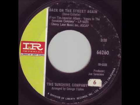 Sunshine Company - Back On The Street Again