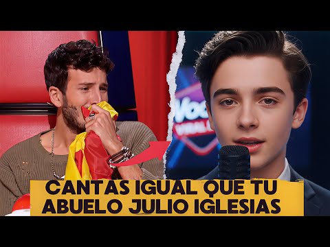 Julio Iglesias' grandson appears and sings for his grandfather while he's alive; his voice moved ...