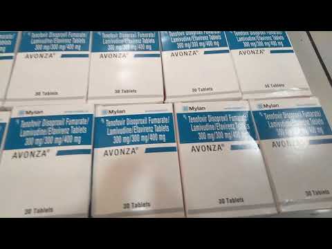 Avonza Tenofovir Disoproxil Fumarate Lamivudine Efavirenz Tablets