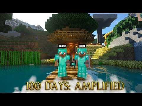 We Survived 100 Days in an Amplified World in Minecraft Hardcore