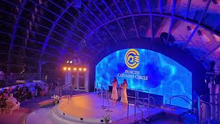 Dome Sweet Dome: A Glimpse of The Captains Party On the New Sun Princess Cruise Ship!