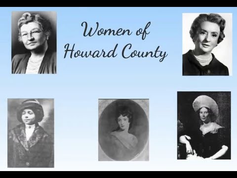 "Virtual" Lunch Date with History: Women of Howard County March 2021