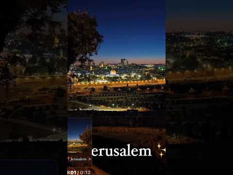 Oren por La Paz de Jerusalén🙏