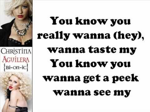 Christina Aguilera - WooHoo [Feat. Nicki Minaj] (Lyrics On Screen)