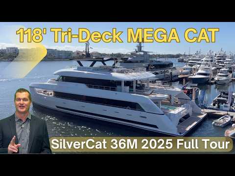 118-ft MEGA-Cat, SilverCat 36M Catamaran Full Tour – Tier III, Extended Range - YachtSpecsDirect.com