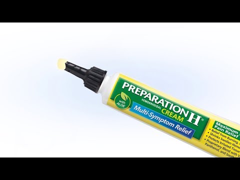How to Apply PREPARATION H® Maximum Strength Pain Relief Cream