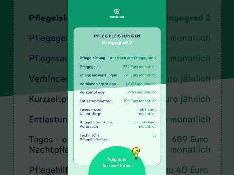 SO VIEL GELD bei Pflegegrad 2
