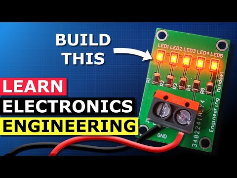 Design and Build a PCB - SMD LED Learn electronics engineering