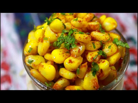 masala corn/butter corn recipe/recipe for masala corn/butter corn chat recipe