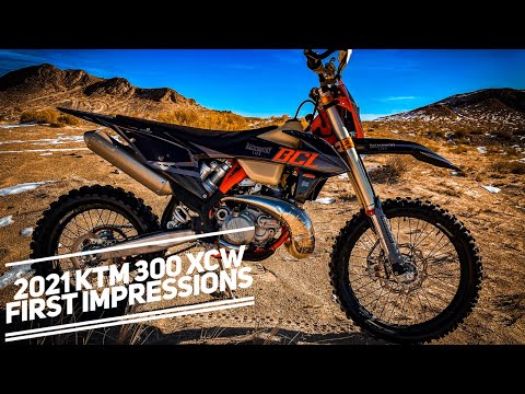 2021 KTM 300 XCW TPI Review - Winter Sand Ride First Impressions