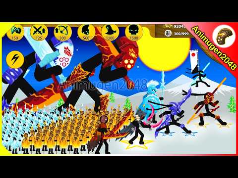 EPIC MODE: NEW Shadow Clone Jutsu + TEAM UP GRIFFON vs FINAL BOSS | Stick War Legacy | Animugen2048