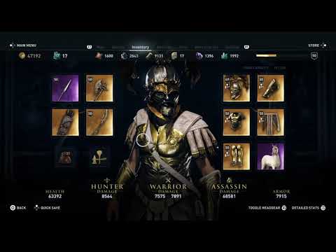Assassin's Creed® Odyssey PS4 Level 50, Game Finished 105 Hours