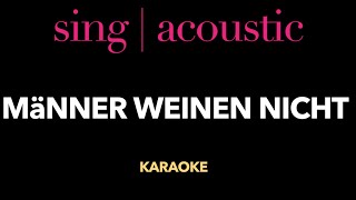 Adesse - Männer weinen nicht (Karaoke/ Instrumental)