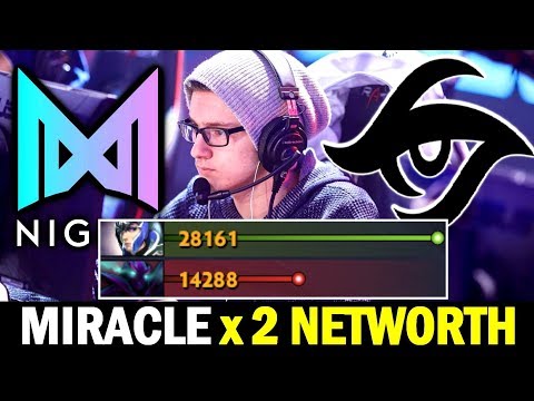 MIRACLE x2 NETWORTH Carry ft POG Arrow — NIGMA vs SECRET