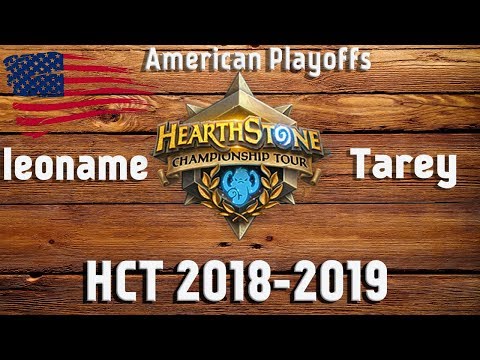 Hearthstone HCT 2018   Winter Championship American Playoffs Leomane vs Tarei 01 19 2019