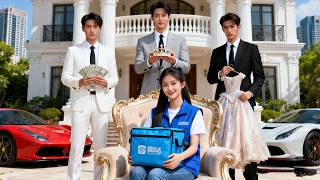 Female delivery worker abandoned by fiancé, but her 3 CEO brothers arrived......beat him up!