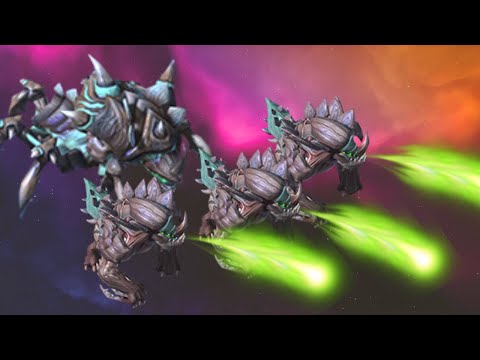 STIMMED RAVASAUR IMPALER SMASH THRU - Dehaka Weekly Brawl [Starcraft 2 Direct Strike]