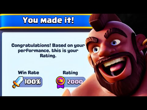 I Got a 100% WIN Rate with the Best Hog Rider Deck!