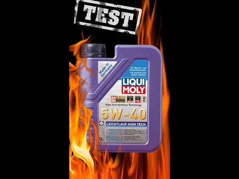 Liqui Moly Leichtlauf High Tech 5W40 How clean is motor oil? #shorts