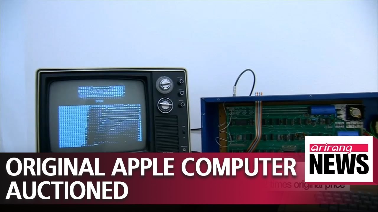 Original computer Apple-1 invented by Steve Jobs auctioned for US$ 375 thousand