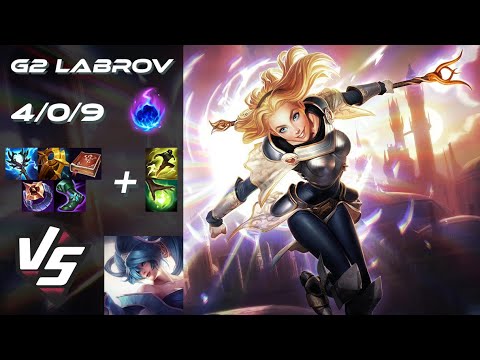 G2 Esports Labrov SUPPORT Lux vs Sona - EU Grandmaster Patch 25.24