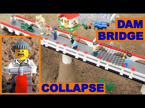 LEGO BRIDGE 2 Collapse and DAM Breach – Ep 8
