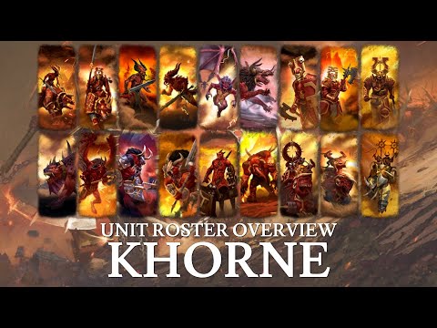 Khorne | Total War: Warhammer III Unit Roster Overview