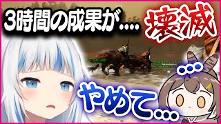 ARKでの3時間の成果が壊滅し悲しみにくれる2人....【ホロライブEN切り抜き】