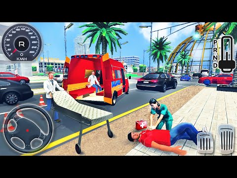 Ambulance Rescue Driver Simulator - City Emergency Hero Van Drive - Android GamePlay