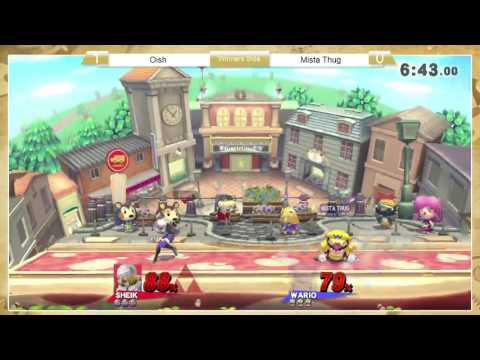Sm4sh: A1SS3 - Oish (Sheik) Vs Mista Thug (Wario) - Winners Side