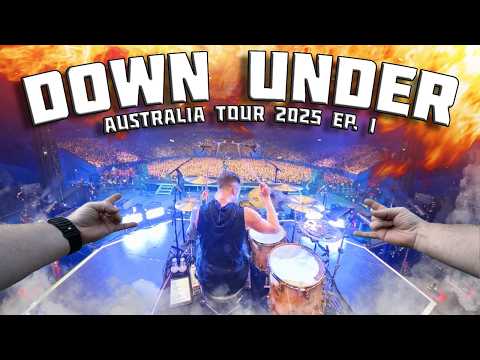 Drum Tech POV | Production Rehearsals and Show Day | Perth WA, Australia