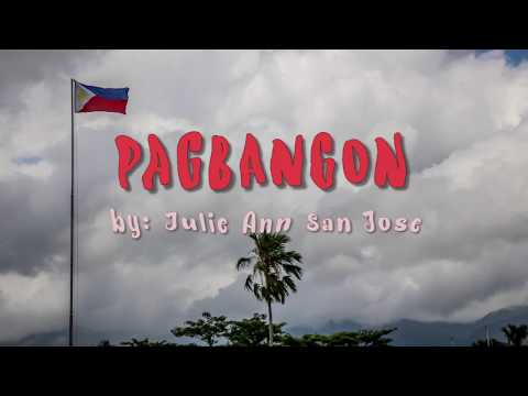 Pagbangon (acoustic) by Julie Anne San Jose (LYRICS)