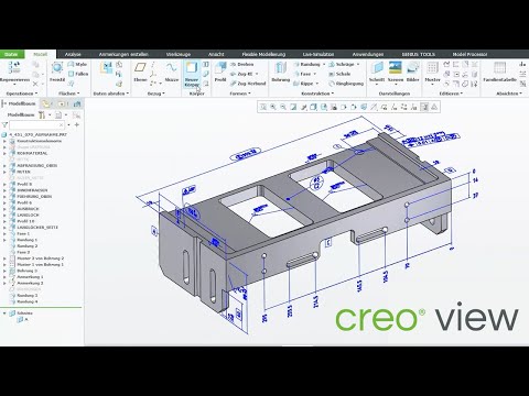 3D-Anmerkungen aus Creo Parametric in Creo View Express anzeigen