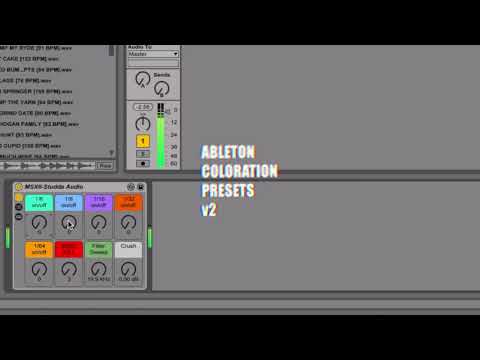 Free Download Ableton Coloration Presets v2