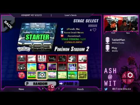 PM Loser's Semis ASH@WIT 6/12/15 - Nave (Marth, Roy) vs Pooch (Samus, DK)