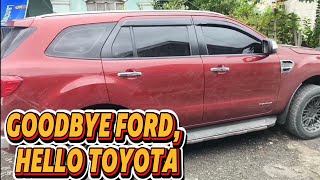 Goodbye Ford, Hello Toyota
