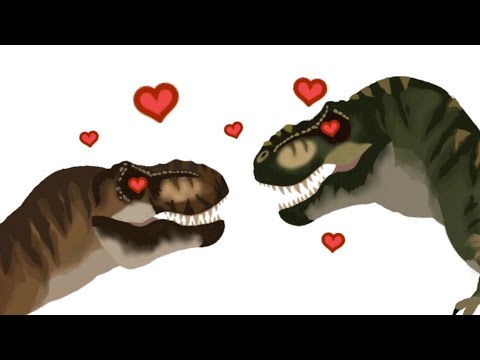 T-Rex Buck & Doe Test Animation | Dc2 | DXAnimate