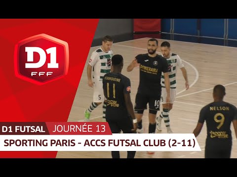 J13 (Match en retard) : Sporting Paris Futsal - ACCS Futsal Club (2-11)